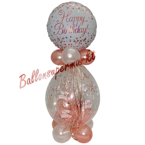Geschenkballon-Sparkling-Fizz-Rosegold-Happy-Birthday-Geschenk-im-Luftballon-zum-Geburtstag