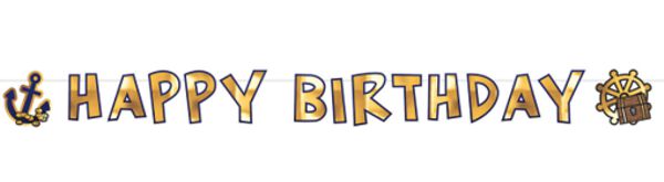 Geburtstagsbanner-Pirate-Party-Partydekoration-Piraten-zum-Kindergeburtstag-Freibeuter