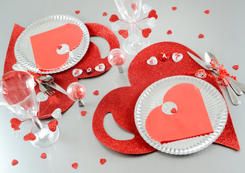Glitzer-Konfetti-Herzen-rot-Dekoration-Valentinstag-Partydeko-Hochzeit-Tischdeko-Liebe-Beispiel