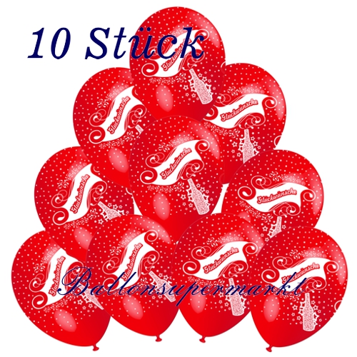 Glueckwuensche-Luftballons-rot-10-Stueck