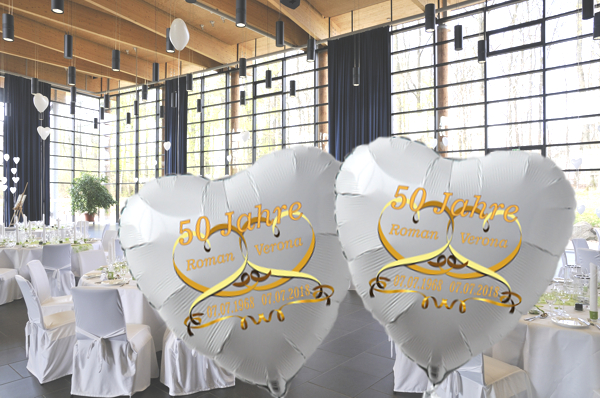 Goldene-Hochzeit-Herzluftballons-aus-Folie-weiss-50-Jahre-personalisiert
