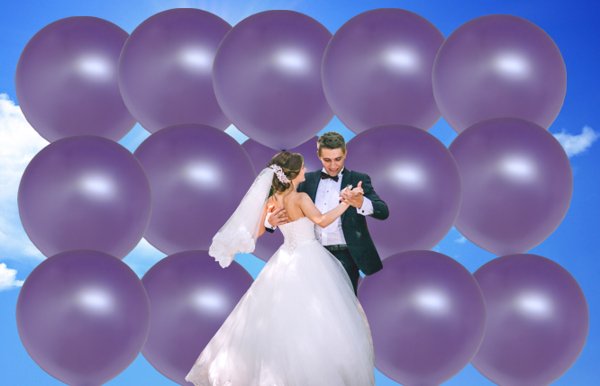 Grosse-1-Meter-Luftballons-Lavendel-Hochzeit-Fotografie-Hintergrund