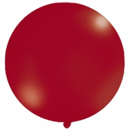 Grosser-1-Meter-Luftballon-Dunkelrot-Metallic