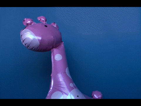 Grosser-Luftballon-aus-Folie-mit-Helium-Geburt-Taufe-It-is-a-Girl-Giraffe