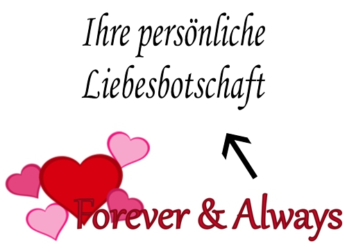 Grusskarte-zu-Valentinstag-und-Liebe-Forever-and-Always-Liebesbotschaft