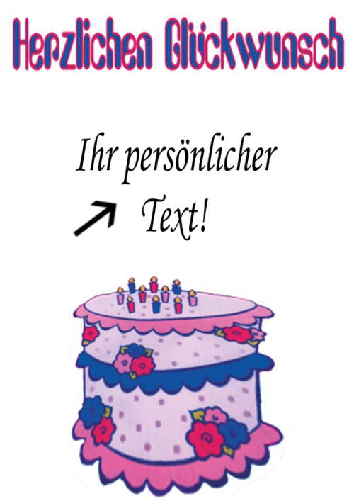 Grusskarte-zum-Geburtstag-Herzlichen-Glueckwunsch-bedruckt-mit-einer-Geburtstagstorte