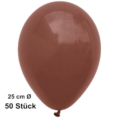 Guenstige_Luftballons_Braun_25_cm_50_Stueck