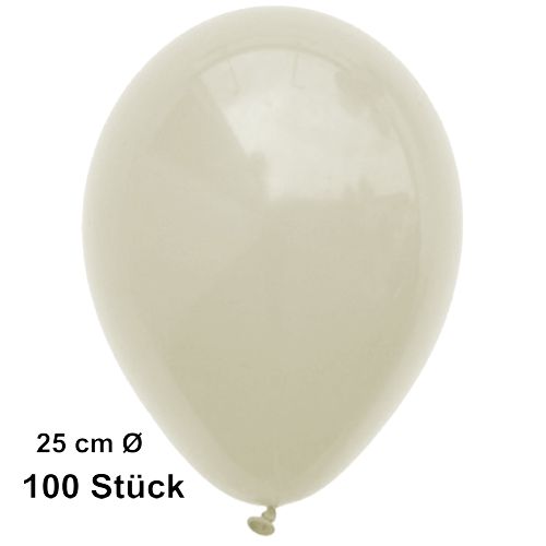 Guenstige_Luftballons_Elfenbein_25_cm_100_Stueck