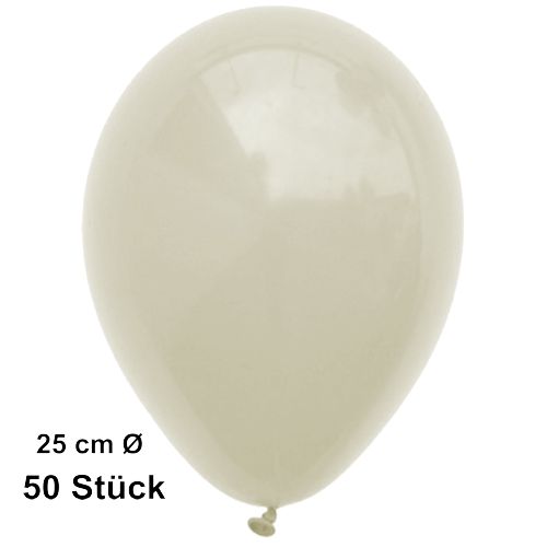 Guenstige_Luftballons_Elfenbein_25_cm_50_Stueck