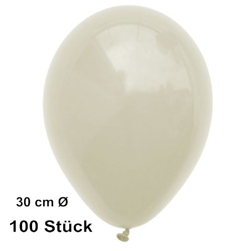 Guenstige_Luftballons_Elfenbein_30_cm_100_Stueck