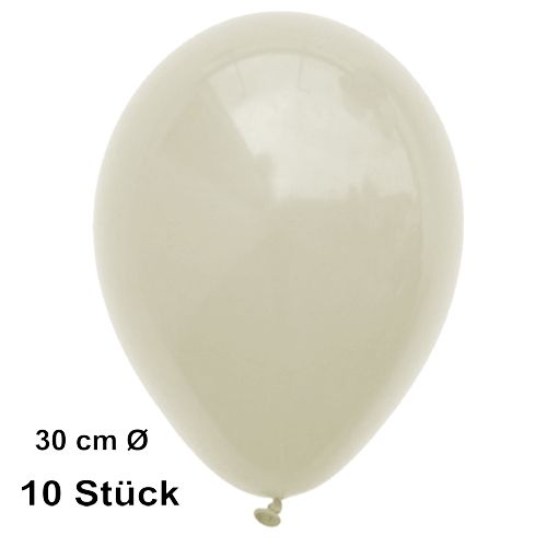 Guenstige_Luftballons_Elfenbein_30_cm_10_Stueck