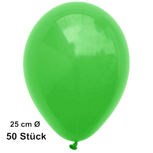 Guenstige_Luftballons_Gruen_25_cm_50_Stueck