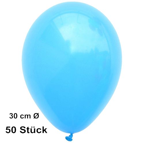 Luftballons-Himmelblau, 28-30 cm, preiswert und günstig