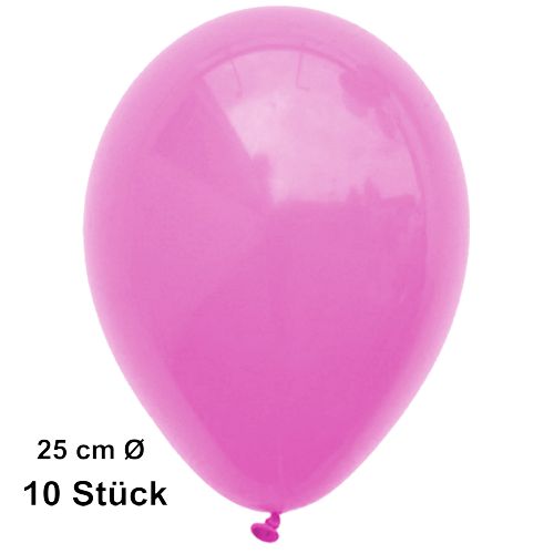 Guenstige_Luftballons_Pink_25_cm_10_Stueck
