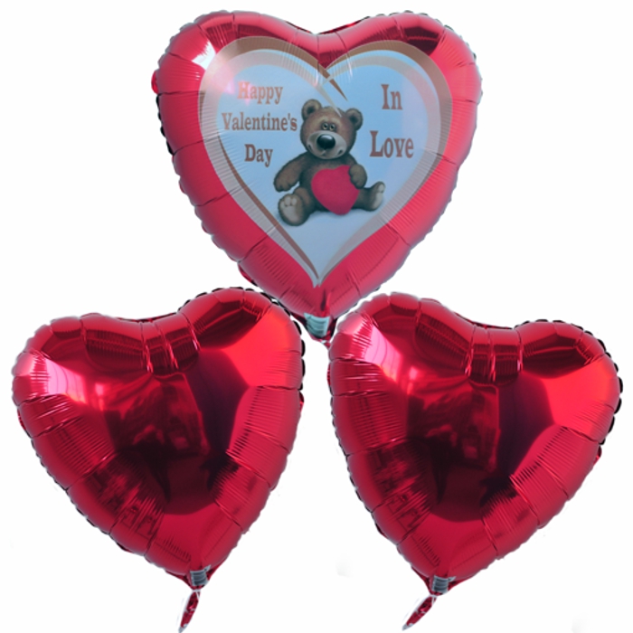 Happy-Valentines-Day-In-Love-Helium-Luftballons-Bouquet-7-zum-Valentinstag
