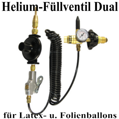 Helium-Fuellventil-mit-Schlauch-Dual-fuer-Latexballons-und-Folienballons