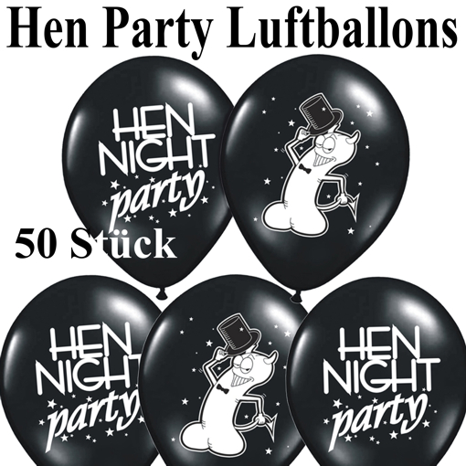 Hen-Party-Luftballons-in-Schwarz-50-Stueck