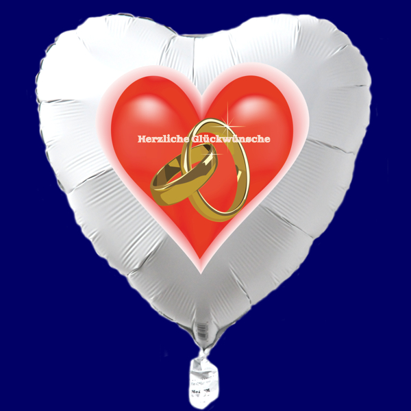 Herzluftballon-aus-Folie-in-Weiss-zur-Hochzeit-Herzliche-Glueckwuensche-mit-Trauringen-inklusive-Ballongas