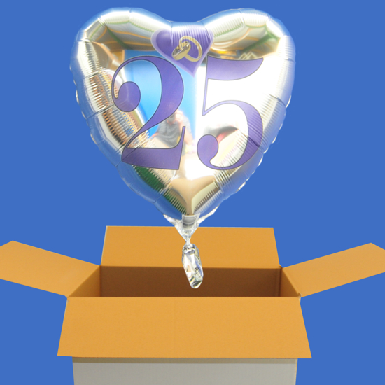 Herzluftballon-aus-Folie-zur-Silbernen-Hochzeit-Trauringe-im-Herz-mit-Helium-zum-Versand-im-Karton