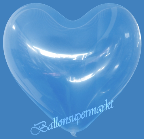 Herzluftballons-Transparent-40-45-cm-Dekoration-Ballon-Explosion-Popping-Balloon-Konfettiluftballon