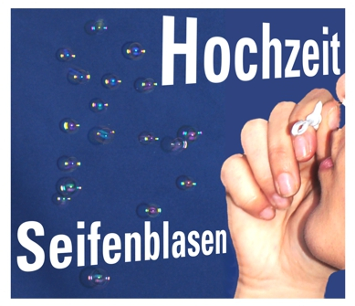 Wedding Bubbles, Seifenblasen zur Hochzeit,