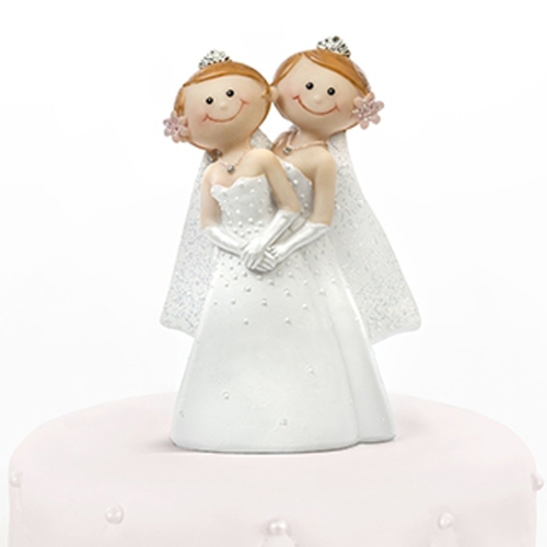 Hochzeitspaar-Frauen-Figur-Dekoration-Lesbische-Hochzeit-Geschenk-Hochzeitsdeko-Regenbogenhochzeit-gleichgeschlechtlich