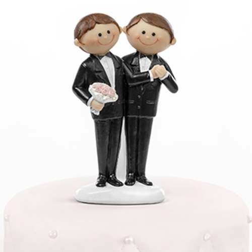 Hochzeitspaar-Maenner-Figur-Dekoration-Schwule-Hochzeit-Geschenk-Hochzeitsdeko-Regenbogenhochzeit