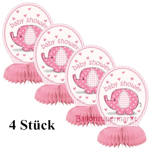 Honigwaben-Tischdekoration-Baby-Shower-Pink-Dekoration-zu-Geburt-Babyparty-Maedchen