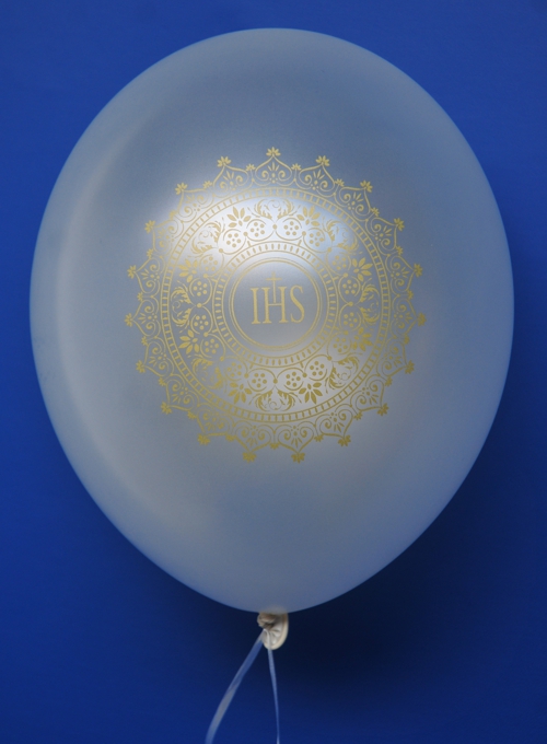 IHS-Luftballon-Perlweiss