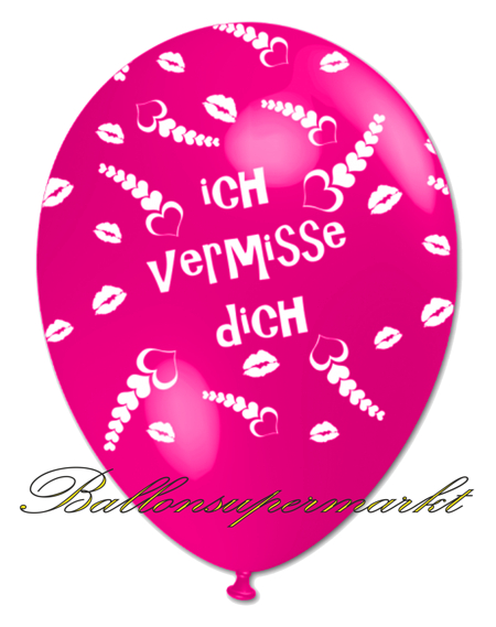 Ich-vermisse-Dich-Luftballon-Pink