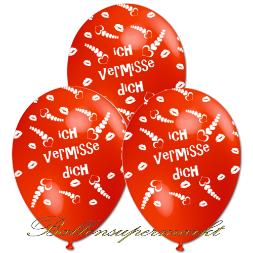 Ich-vermisse-Dich-Luftballons-rot