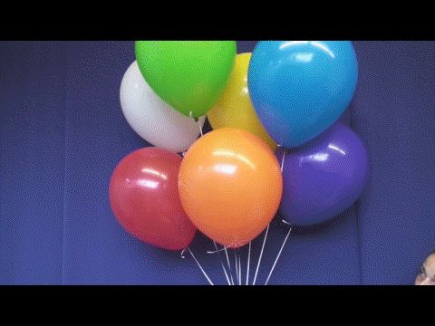 Jumbo Luftballons aus Latex, 40 x 36 cm groß