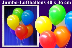 Große Jumbo Luftballons 40 x 36 cm
