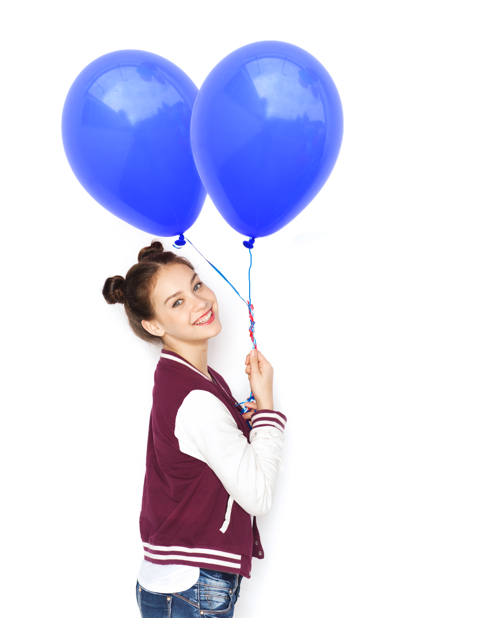 Jumbo große Luftballons 40 cm x 36 cm mit Helium