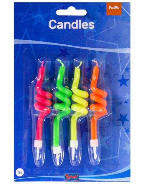 Kerzen-Neon-Spiralen-zum-Geburtstag-Kindergeburtstag-Kuchendekoration