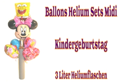 Kindergeburtstag-Ballons-Helium-Midi-Sets