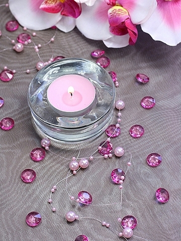 Konfetti-Diamanten-rosa-kristallklar-Tischdekoration-Dekoration-Hochzeit-Streudekoration-Geburtstag-Party-3