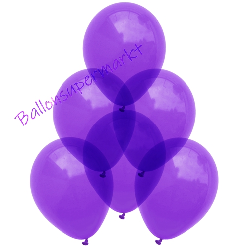 Kristall-Luftballons-Violett-30-cm-Ballons-aus-Natur-Latex-zur-Dekoration