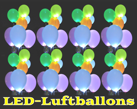LED Luftballons im Ballonsupermarkt-Onlineshop