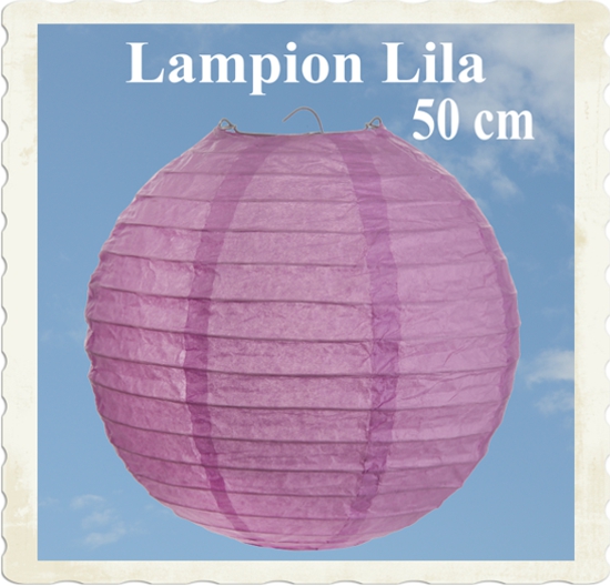 XL Lampion, 50 cm, Lila
