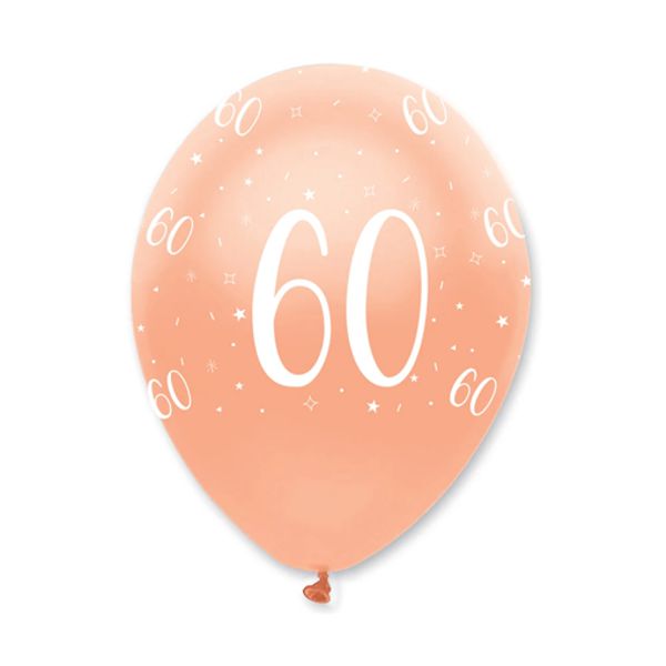 Luftballons-Rosegold-40-Latexballons-zum-18.-Geburtstag-Dekoration-Partydeko-6-Stueck-30-cm