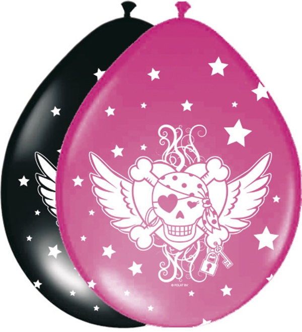 Latexballons-Pirate-Girl-Kindergeburtstag-Ballon-Pirat-Maedchen