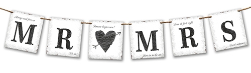 Letterbanner-Mr-and-Mrs-Hochzeitsbanner-Dekoration-zur-Vintage-Hochzeit