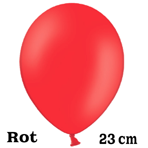 Luftballon 23 cm Rot