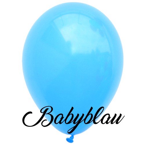 Mini-Luftballons-Babyblau-8-12-cm-Ballons-aus-Natur-Latex