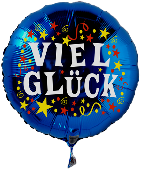 Viel Glück Luftballon