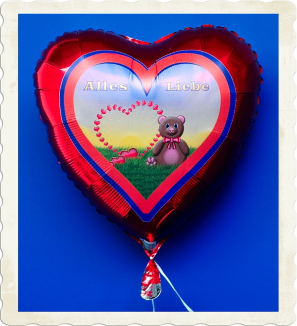 ALLES LIEBE! Liebesgrüße und Liebesboschaften mit Ballons der Liebe im Versand vom Ballonsupermarkt