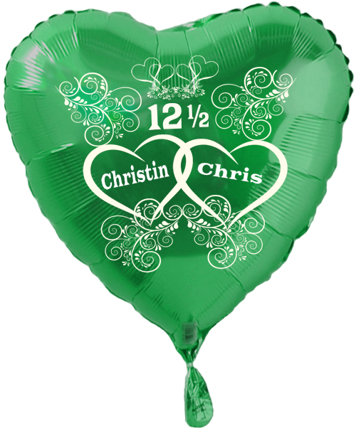 Luftballon-zur-Petersilienhochzeit-12-einhalb-personalisiert-mit-Namen