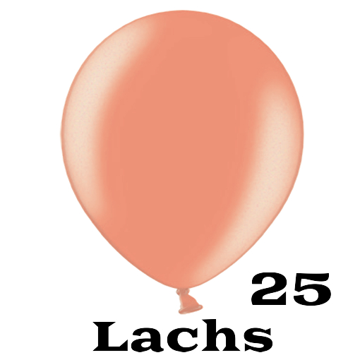 Luftballons-8-12-cm-Perlmuttfarben-Lachs-25-Stueck