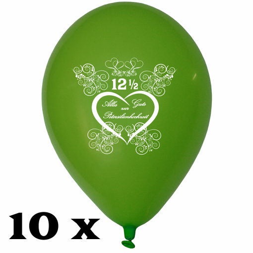 Luftballons-Alles-Gute-zur-Petersilienhochzeit-gruen-30-cm-10-Stueck